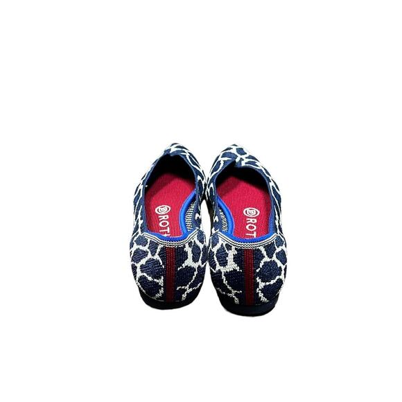 Rothy’s Indigo Giraffe Points Limited Edition Women’s‎ Size 7.5 - Picture 4 of 8